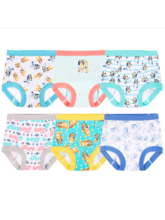 Toddler Girls' Training Pants 6 pack, Size 3T, Assorted