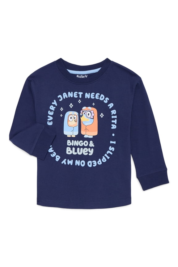 Toddler Holiday Long Sleeve Crewneck Tee, Sizes 12M-5T