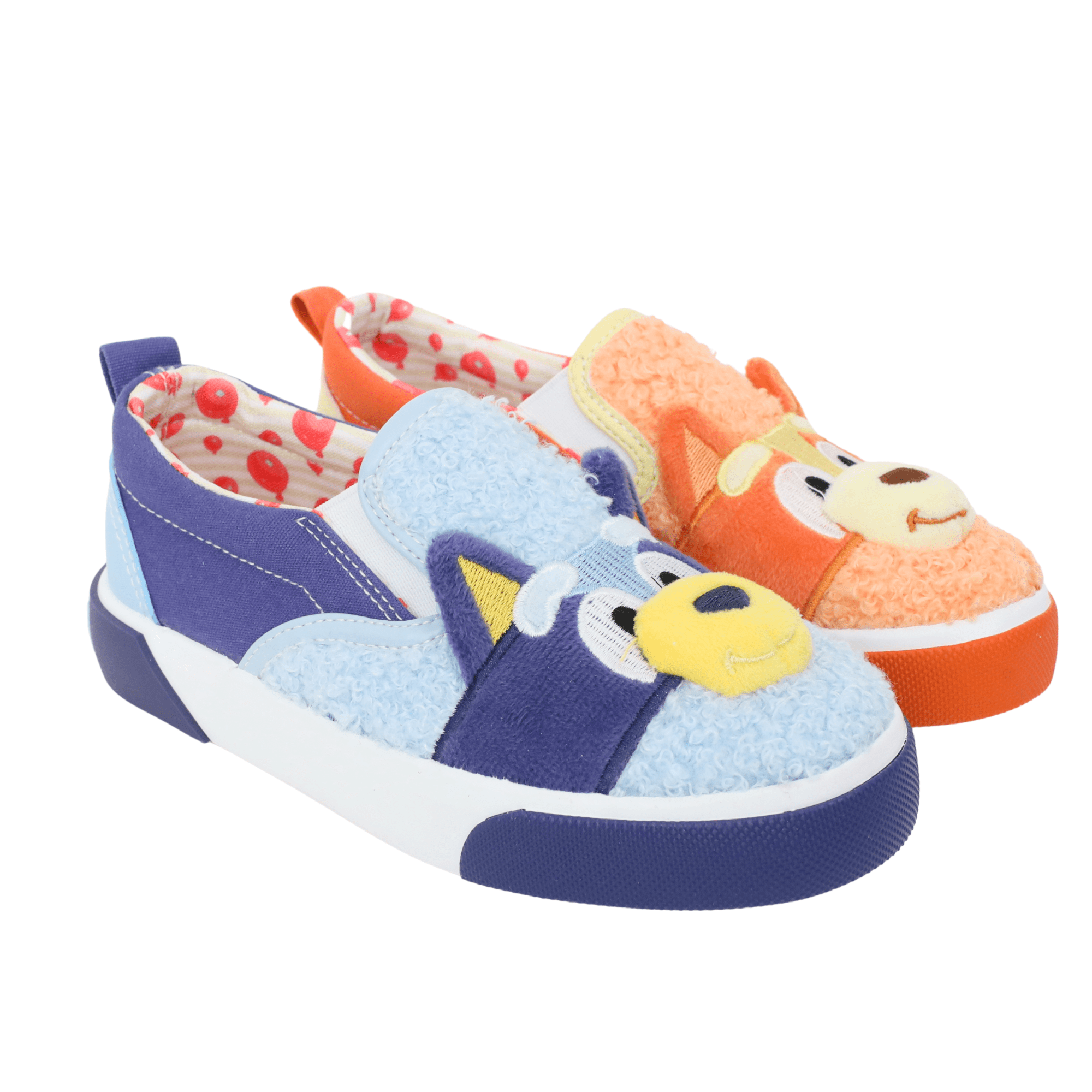 Bluey Toddler Kids Fleece Slip-On Sneakers