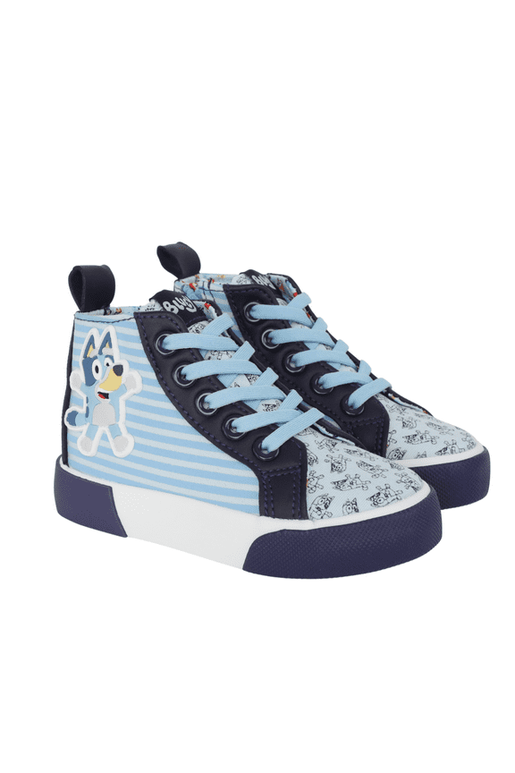 Bluey Toddler Kids Zip-Up High Top Sneaker