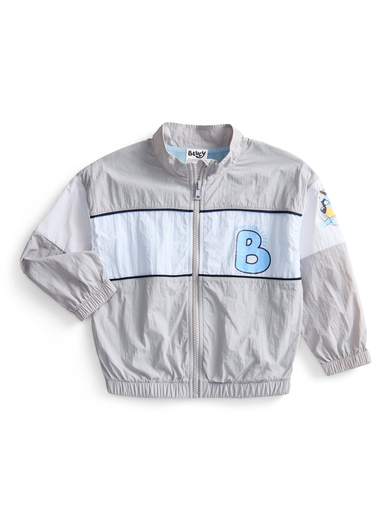 Bluey Toddler Full Zip Jacket with Long Sleeves, Sizes 12M-5T