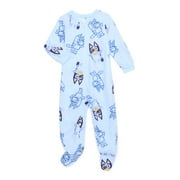 Bluey Baby Boys and Toddler Boys Blanket Sleeper Pajamas, One-Piece, Sizes 12M-5T