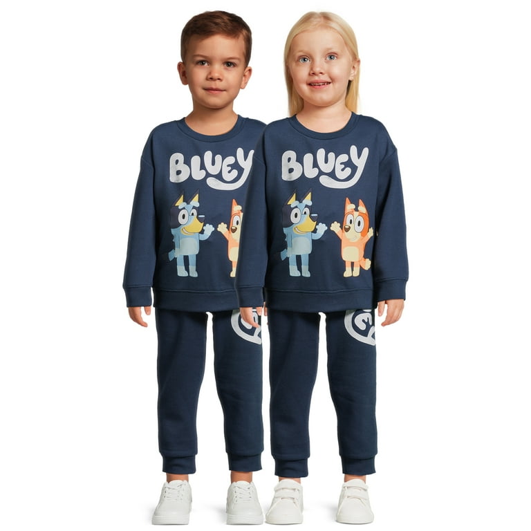 Bluey Toddler Pullover and Jogger Pants Outfit Set, 2-Piece, Sizes 12M-5T 