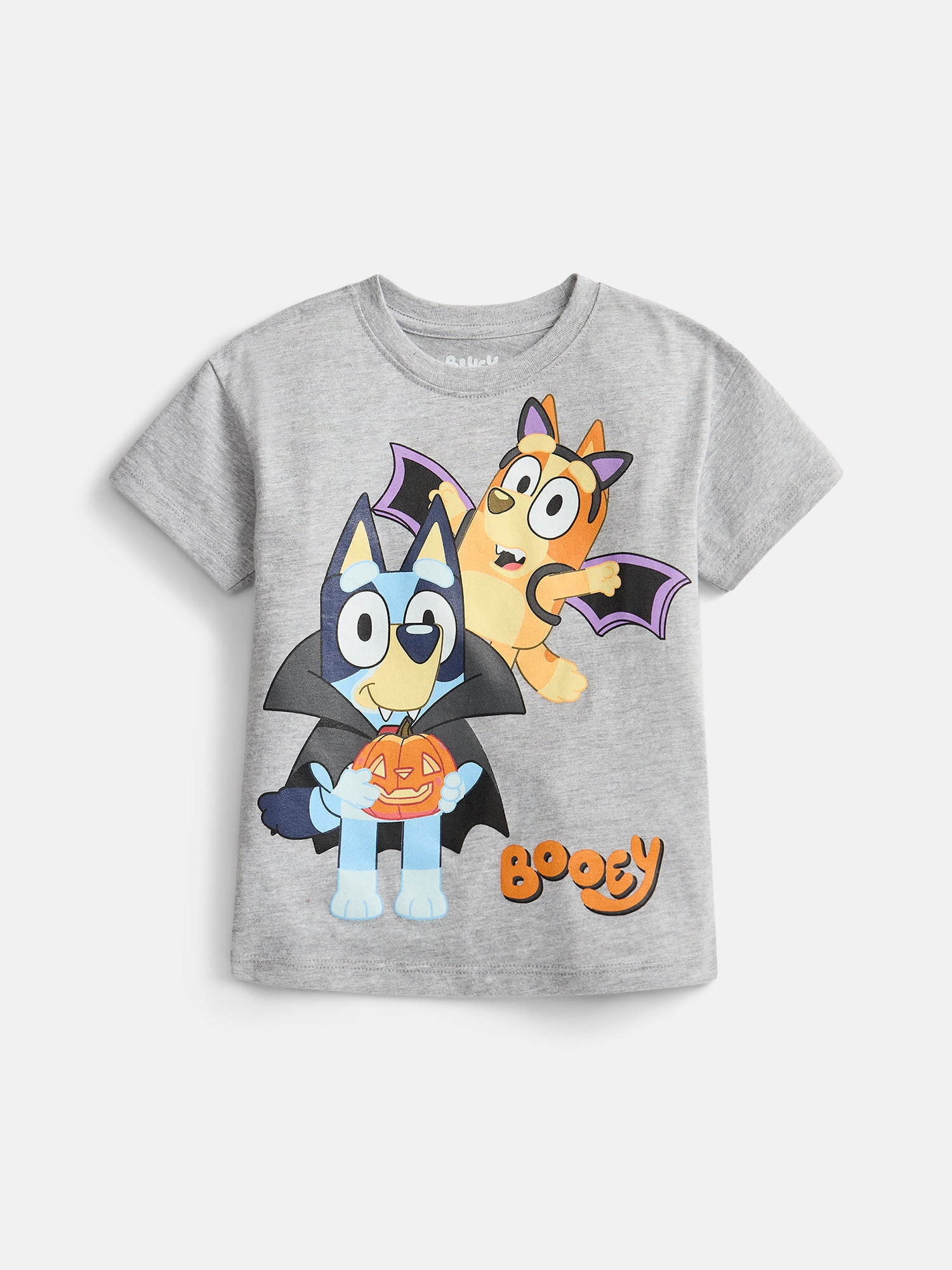 Bluey Toddler Girls Halloween Crewneck Tee with Short Sleeves, Sizes 12M-5T