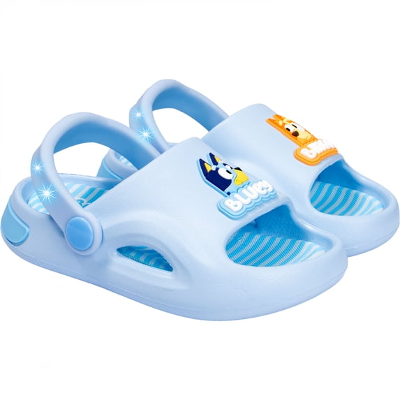 Todlets Bluey Toddlers Comfort Slide With Light Up Strap-Size 5/6 - Walmart.com