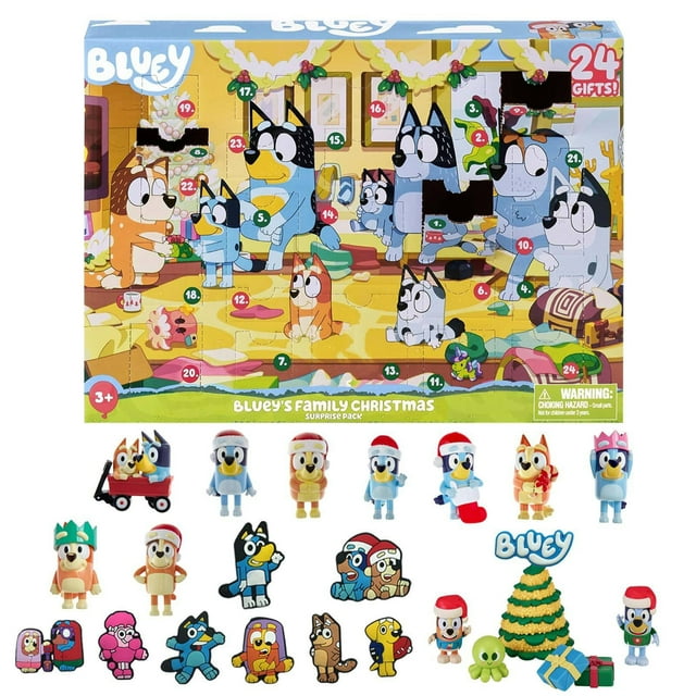 Bluey Toys Bluey Advent Calendar 2025 Bluey Advent Calendar 24 Pieces Advent Calendar 2024