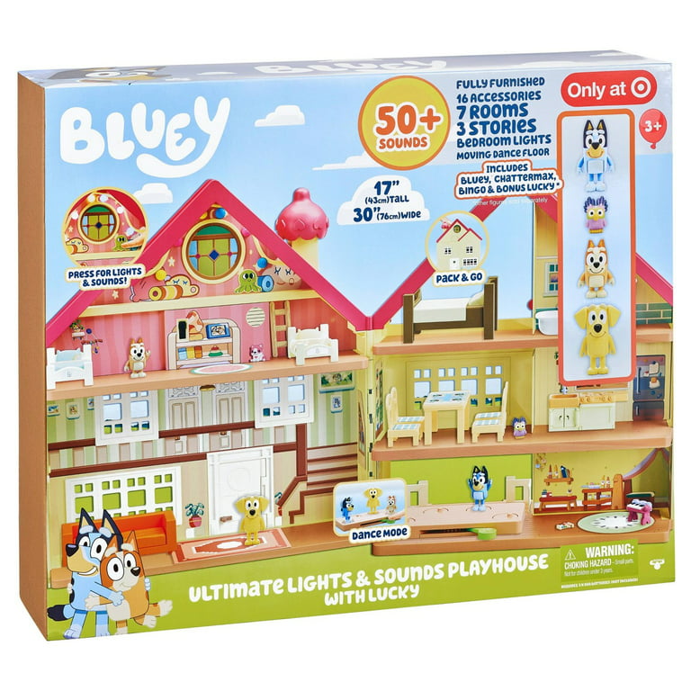 Bluey Ultimate Lights & Sounds Playhouse from Moose Toys Review! 