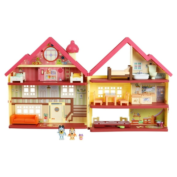 Bluey, Ultimate Lights and Sounds Playhouse, Includes Figures and Accessories, Toddler Toy