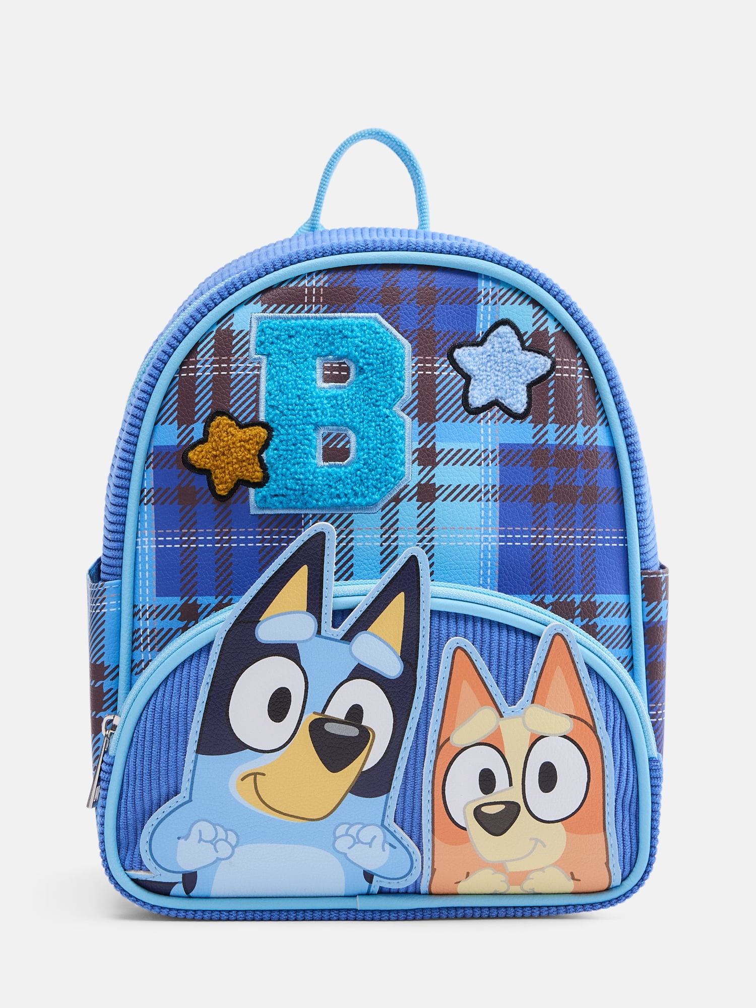 Bluey Unisex B Is for Bluey 10.5" Mini Backpack, Blue