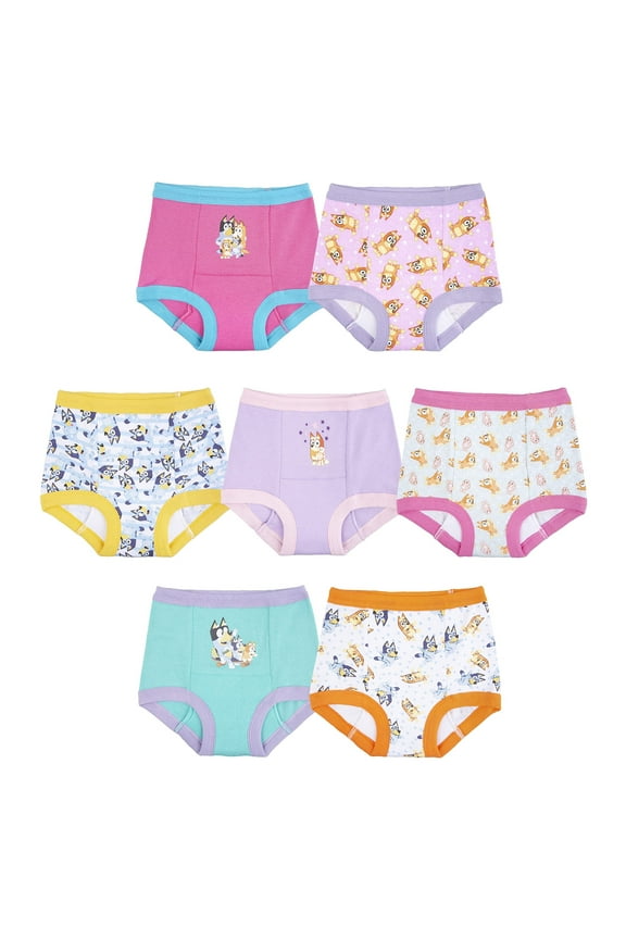 Unisex Baby Potty Training Pants with Stickers and Success Chart, Sizes 18 M, 2T, 3T & 4T, 7-Pack