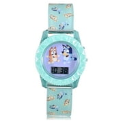Bluey Unisex Childrens LCD Watch with Flashing Case and Dial (BLY4012WM)