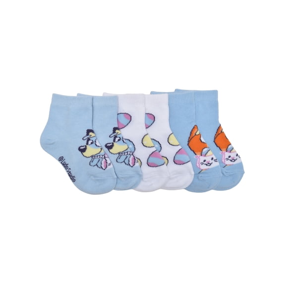 Character Toddler Ankle Easter Socks, 3-Pack, Sizes 12M-5T