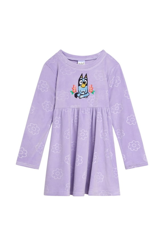 Velour Skater Dress Toddler to Big Kid