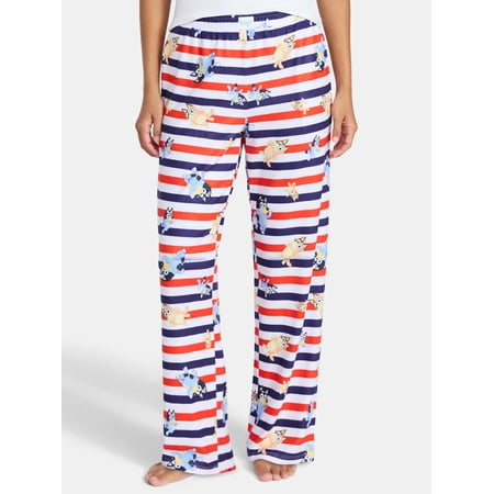 Strawberry Shortcake Bluey Women's and Women's Plus Sleep Pants with Pockets, 32" Inseam, Sizes XS-3X