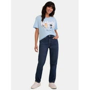 Bluey Women's Graphic Tee with Short Sleeves, Sizes XXS-XXL