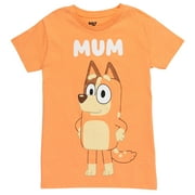 Bluey Womens Short Sleeve T-Shirt Chilli Peach