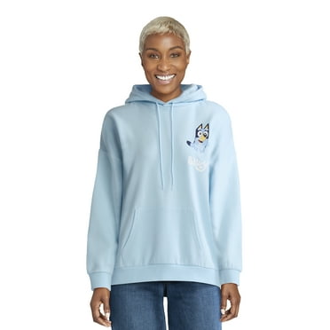 Bluey Women’s and Women's Plus Graphic Pullover Hoodie Sweatshirt, Sizes XXS-XXL