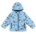 thumbnail image 1 of Bluey Zip Up Waterproof Hooded Rain Jacket Coat Infant to Little Kid, 1 of 5