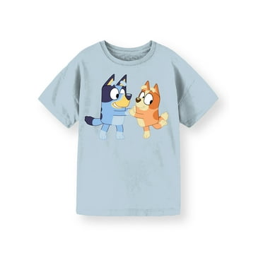 Bluey and Bingo Girls Short Sleeve Graphic T-Shirt, Sizes 4-16