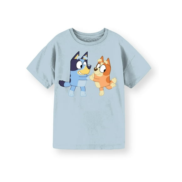 Bluey and Bingo Girls Short Sleeve Graphic T-Shirt, Sizes 4-16