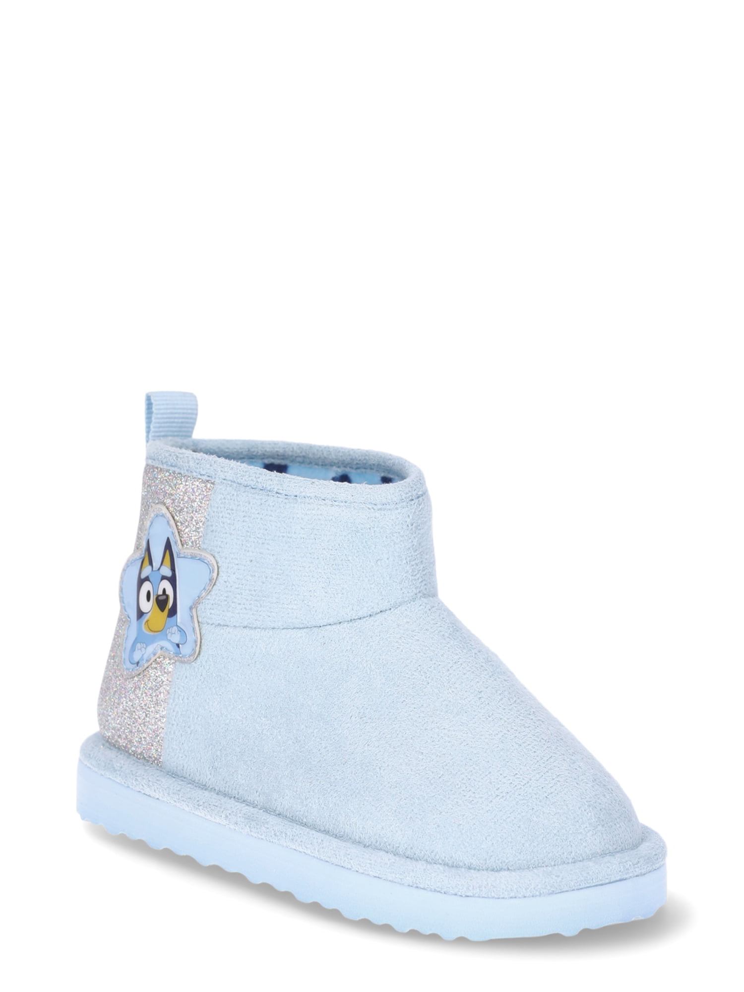 Bluey License Toddler Girls Faux Fur Shearling Boots