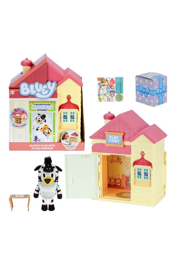 's Play Date Plush Surprise - Find Your Favorite Bluey Plush, Toys for Kids 3-6 Years