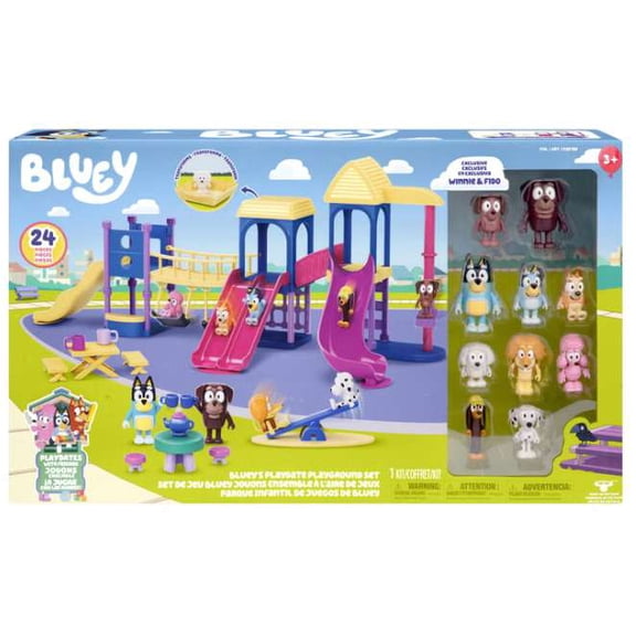 Bluey's Playdate Playground Playset