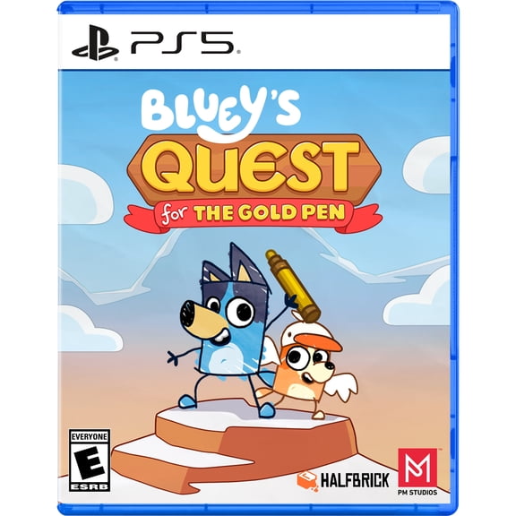Bluey's Quest for The Gold Pen, PlayStation 5 Game
