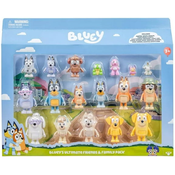 Bluey's Ultimate Friends & Family Mini Figure 14-Pack