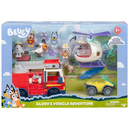 Bluey's Vehicle Adventure Playset