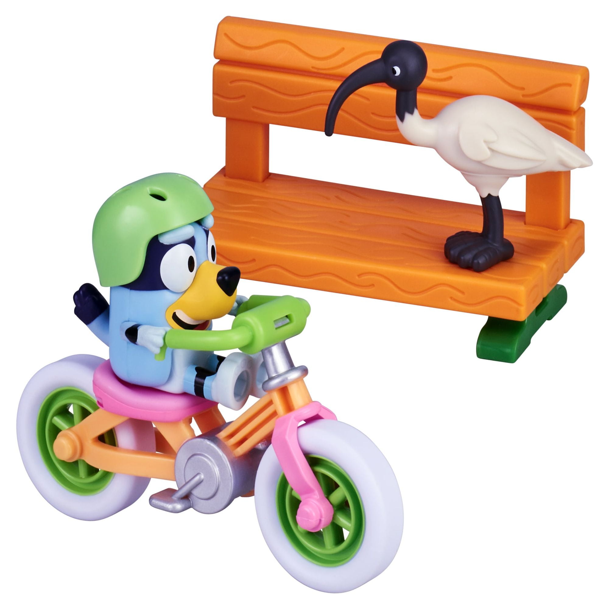 Bluey and Bicycle 2.5 3 inch Figure Vehicle and Figure Pack Preschool Ages 3
