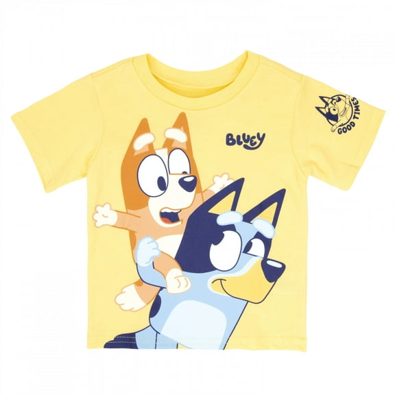 Bluey 895047-kids6 Kids 6 Bingo on Shoulders Short Sleeve T-Shirt