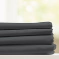 thumbnail image 1 of Bluff City Bedding Soft As Cotton Hotel Quality 4-piece Bed Sheet Set Grey Microfiber King, 1 of 5