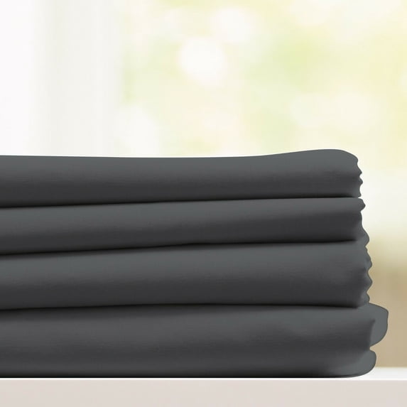 Bluff City Bedding Soft As Cotton Hotel Quality 4-piece Bed Sheet Set Grey Microfiber King