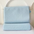 thumbnail image 1 of Blukids 100% Polyester Contour Pillow Cover Memory Foam Pillowcase Pillow Protector for Cervical Pillow(Light Blue), 1 of 6