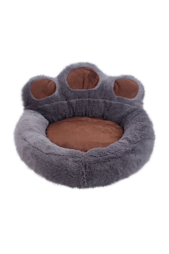 16" Small Dog Bed, Soothing Paw Dog Beds for Small Dogs, Cat Beds for Indoor Cats, Puppy Bed for Small Dogs, Small Dog Beds for Girl Dogs(Gray)