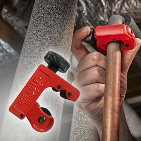 Blukids 2 Pcs Mini Copper Pipe Tubing Cutter - Adjustable Mini Tube Cutter for Copper Metal, Plastic, Brass, Thin Stainless Steel for 1/8 inch -7/8 inch/ (3-16mm) OD Pipes)(A)