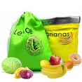 thumbnail image 1 of Blukids Banana & Lettuce Fresh Reusable Produce Bags, Fresh Produce Bags Vegetable Storage Bags Fruit Vegetable Storage Reusable Freezer Bags - Lettuce Keeper for Refrigerator Fresh Fruit Bags(Green), 1 of 1