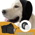 thumbnail image 1 of Blukids Black Dog Ear Muffs Noise Protection Noise Cancelling Headphones for Dogs, Dog Earmuffs, Dog Ear Plugs for Dog Ear Protection Winter Dog Wrap with Drawstring Fixing(L), 1 of 7
