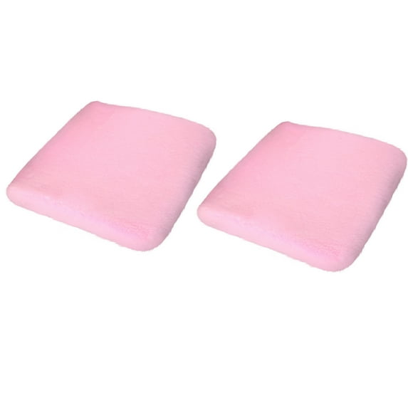 Blukids Car Seat Cushion Pad Set of 2 Comfort Seat Protector for Car Driver Seat Office Chair Home Use Memory Foam Seat Cushion with Non Slip Bottom,Pink