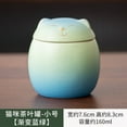 thumbnail image 1 of Blukids Cat Urn Dog Pet Ceramic Urn for Ashes Pet Souvenir Memorial Urn for Sharing Adult Pet Cat and Dog Ashes，also can be Tea Canister(A), 1 of 1