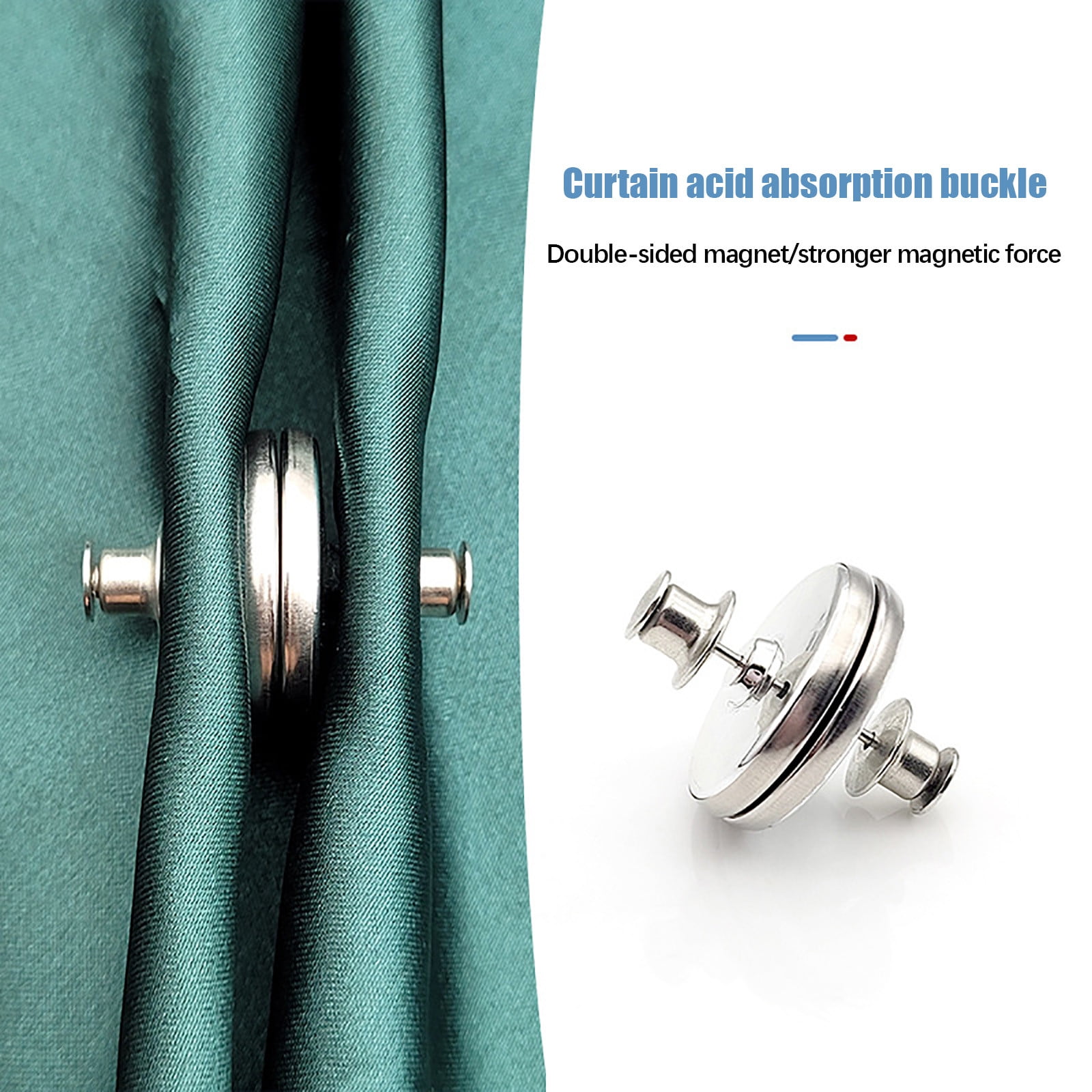 Blukids Curtain Closure, Curtain Clips for Indoor