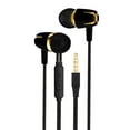 thumbnail image 1 of Blukids Electronics Earbuds Wired With Microphone Noise Isolating In-Ear Headphones Powerful Heavy High Definition Earphones Compatible Most 3.5mm, 7 Colors(F), 1 of 5
