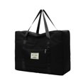thumbnail image 1 of Blukids Extra Large Storage Tote with Zippers & Carrying Handles, Heavy-Duty Oxford Fabric Moving Bags for Laundry, Space Saving, Storage, Winter(Black), 1 of 7