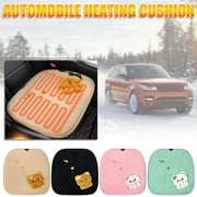 Blukids Heated Seat Cushion for Office Chair with USB Portable Heating Stadium Seats for Bleachers Heater Pad Graphene Heater Cushion Pillow Seat Warmer for Park,Sitting,Home,Camping,Black
