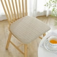 thumbnail image 1 of Blukids Indoor Chair Cushions for Dining Chairs, Super Comfortable & Soft Non-slip Kitchen Chair Cushion Pads, Garden Patio Furniture Office Chair Seat Cushions, 15.7×17inch(Khaki), 1 of 6