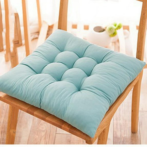 Blukids Indoor Outdoor Chair Cushions Set of 2 for Dining Chairs, Comfortable & Soft Non-slip Kitchen Chair Cushion Pads, Garden Patio Furniture Office Chair Seat Cushions, Decorative Gift,Mint Green