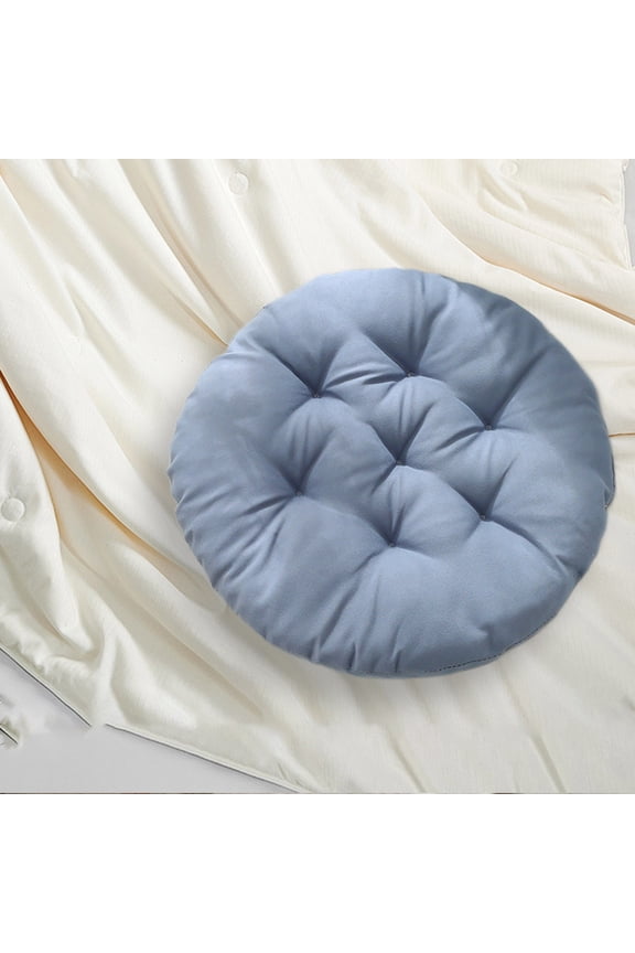 Indoor Outdoor Round Chair Cushions Clearance for Dining Chairs, Comfortable & Soft Non-slip Kitchen Chair Cushion Pads, Garden Patio Furniture Office Chair Seat Cushions, 20×20 inch,Gray