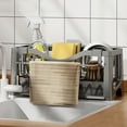 thumbnail image 1 of Blukids Kitchen Sink Caddy Organizer, Sponge Holder for Kitchen Sink with Self Draining Tray,Dish Soap Scrubber Brush Dishcloth Holder Rack,Rustproof Stainless Steel, 1 of 7