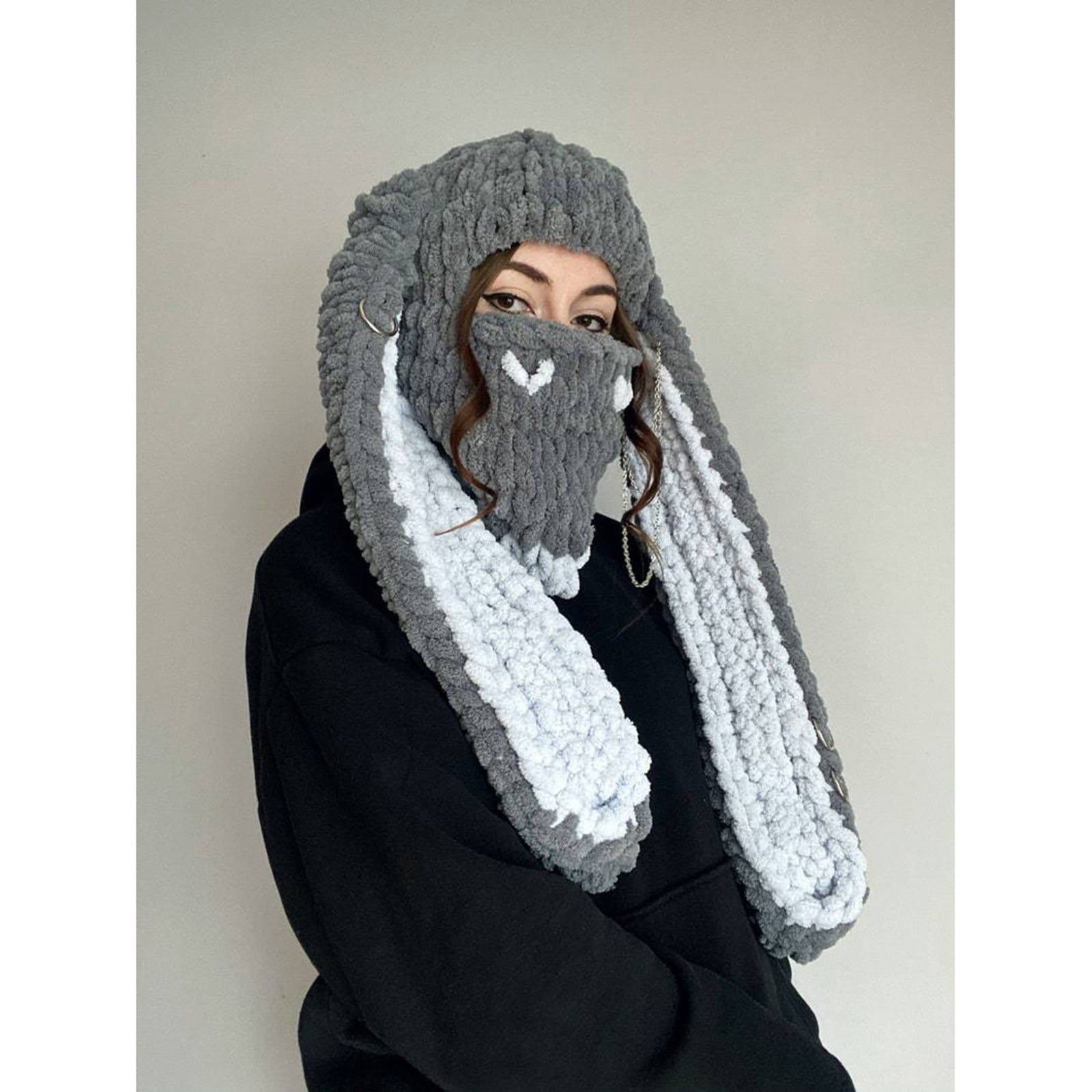 【SATIIIZ】Bellan Stripe Knit Muffler SATIIIZ】Bellan Stripe Knit Muffler Perrin Stripe Muffler